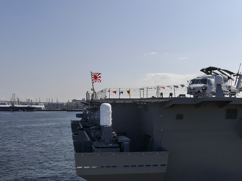 いずもの艦尾 いずもの艦尾